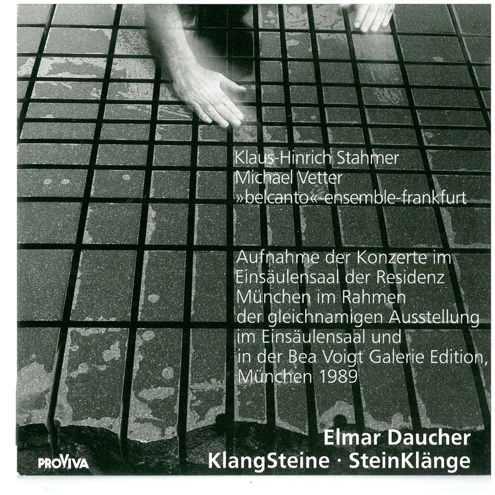 Обложка альбома «Klangsteine - Steinklänge» — Ensemble Belcanto & Dietburg Spohr