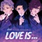 Love Is… - TOUDO LIHITO(VA:Kent Ito)、KISARAGI KAORU(VA:Shunichi Toki)、YASHIRO SETSUNA(VA:Shun Horie) lyrics