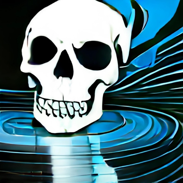 Record Spinning Skull