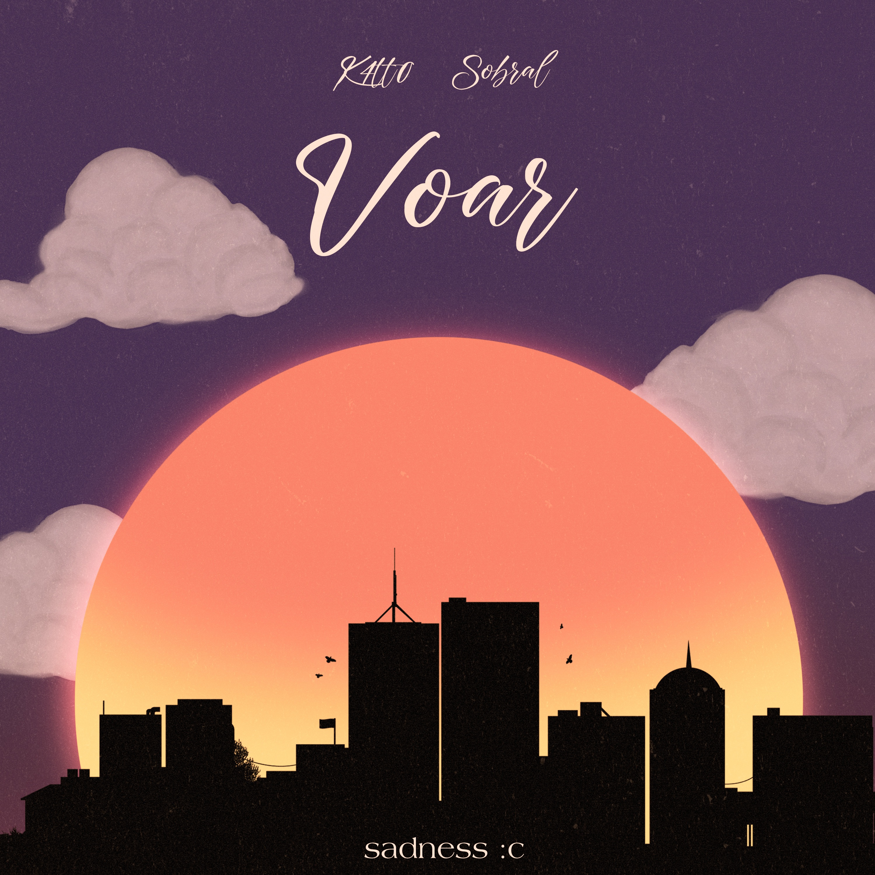 Voar - Single by Sadness :c, K4tt0 & Sobral album cover
