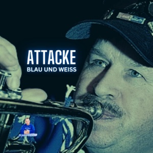 ATTACKE blau und weiß - Single