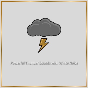 Powerful Thunder Sounds with White Noise, Loopable