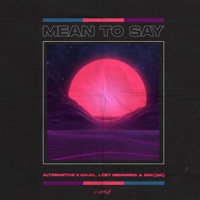 Mean to Say - Single - Ridney, Sander Nijbroek & Richard Earnshaw