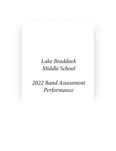 Listen to Lake Braddock Secondary School Select Band, watch music videos, read bio, see tour dates & more!