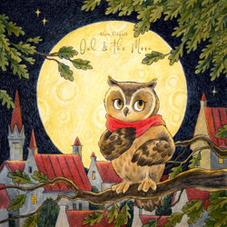 Owl &amp; the Moon - Alan Gogoll Cover Art
