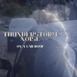 Thunderstorm Noise on a Car Roof