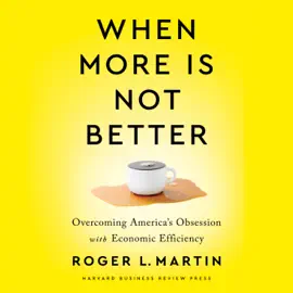 When More Is Not Better : Overcoming America's Obsession with Economic Efficiency