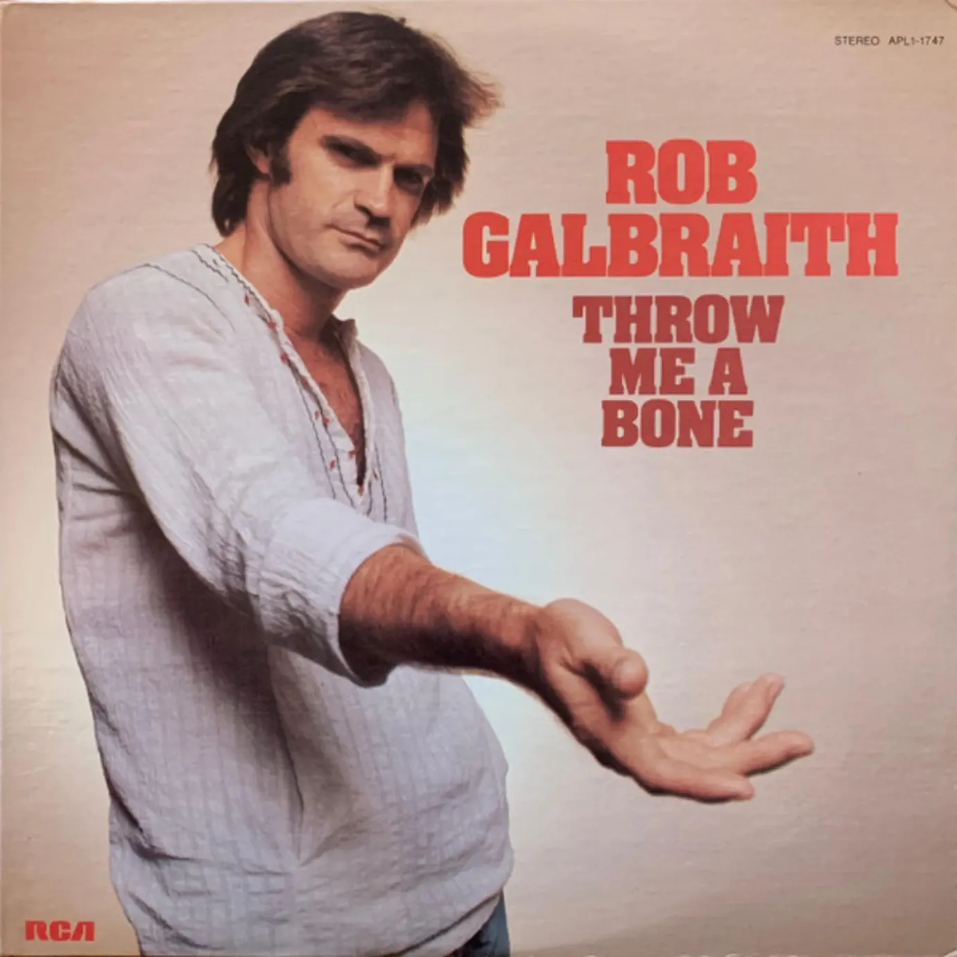 【LPレコード】Rob Galbraith - Throw Me A Bone Spring Fever - Single - album by Rob Galbraith