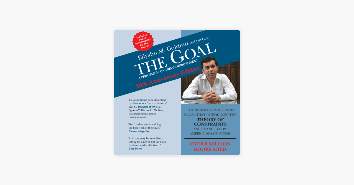 The Goal A Process Of Ongoing Improvement Audiobook Free ‎The Goal : A Process of Ongoing Improvement - 30th Aniversary Edition