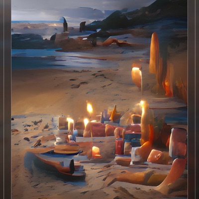 Beach Scented Candle - Single