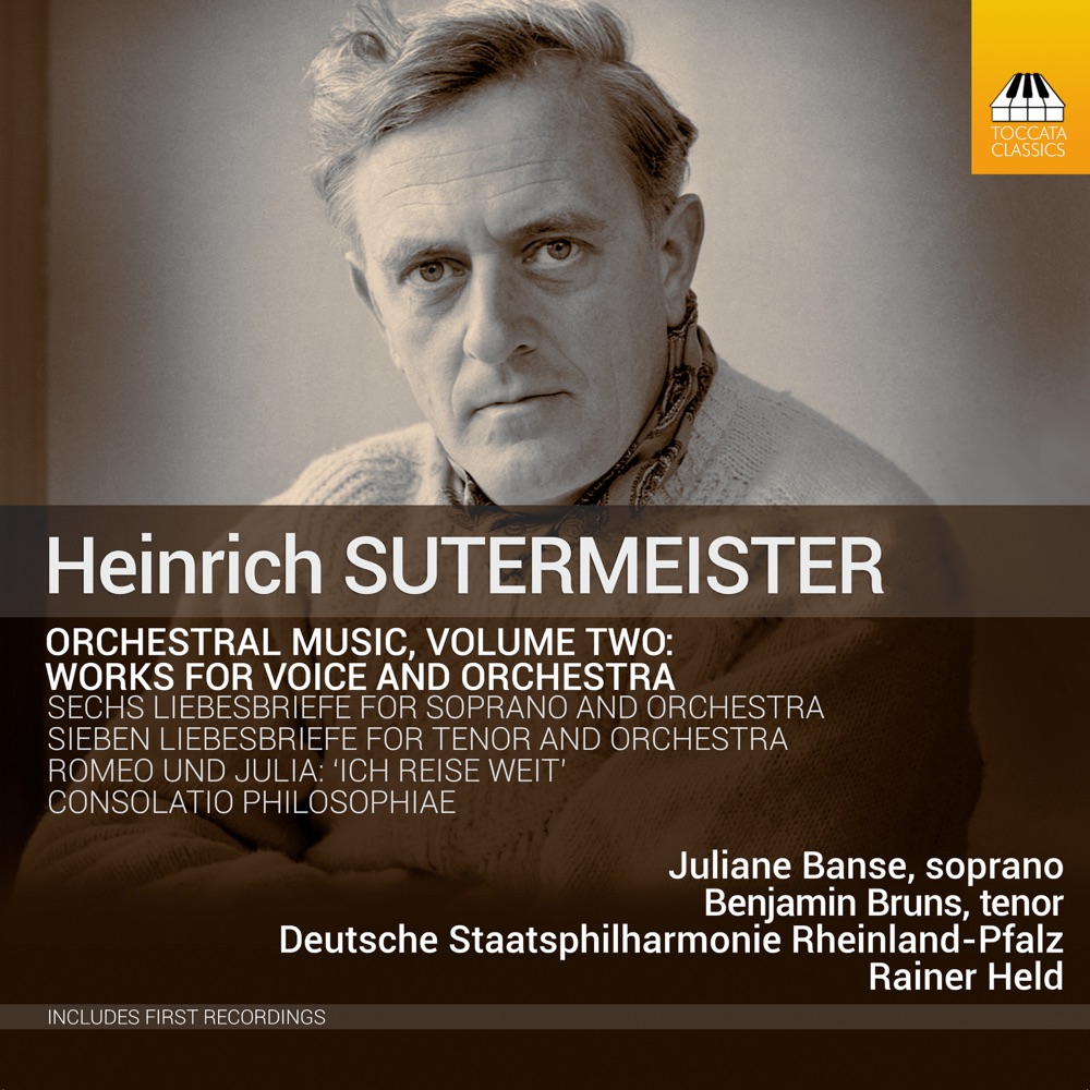 Обложка альбома «Sutermeister: Orchestral Works, Vol. 2» — Juliane Banse, Benjamin Bruns, Deutsche Staatsphilharmonie Rheinland-Pfalz & Rainer Held