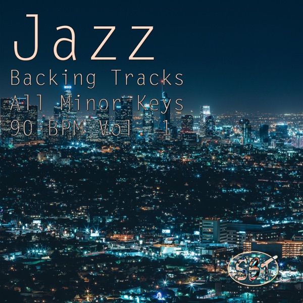Jazz Backing Tracks, All Minor Keys, 90 BPM, Vol. 1