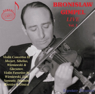 Bronislaw Gimpel, Vol. 1 (Live)