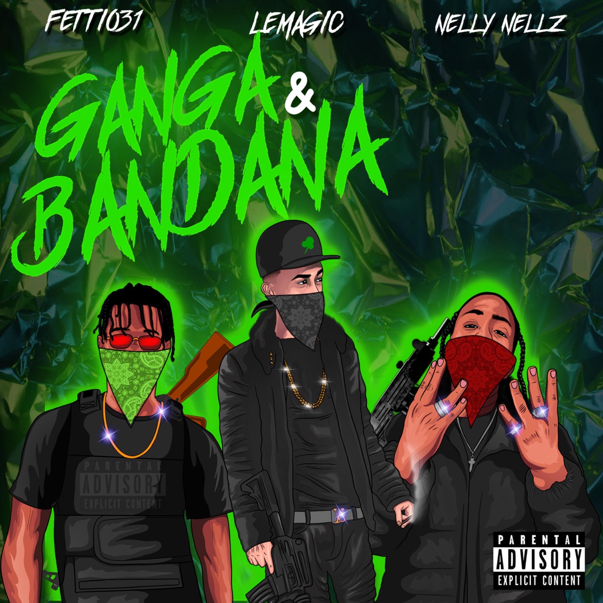 Ganga & Bandana (feat. Fetti031 & Nelly Nellz) - Single - Album by LeMagic  - Apple Music