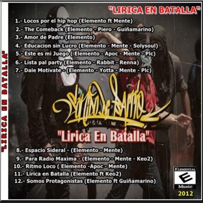 Lírica en Batalla 2 - Año 2012 (feat. Elemento)
