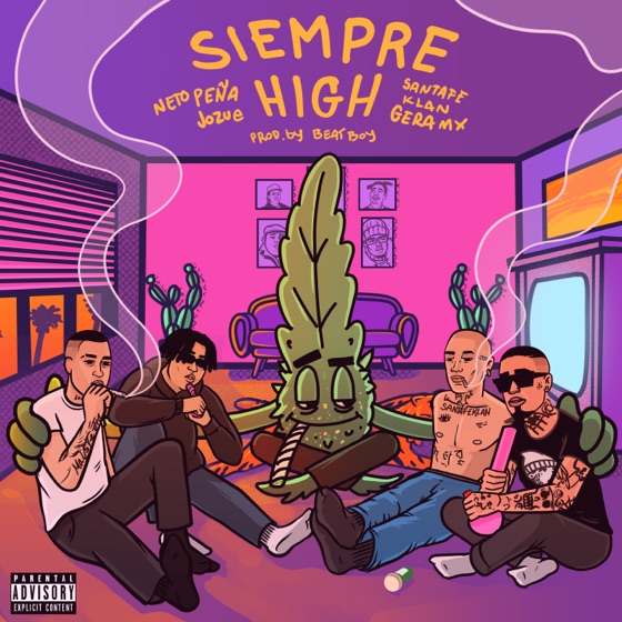 Cover artwork for Siempre High (feat. Jozue)