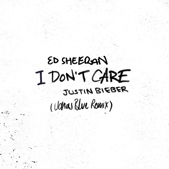Cover artwork for I Don't Care (Jonas Blue Remix)