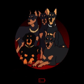 Dobermans CHILLIN PEPPER & LilGACY