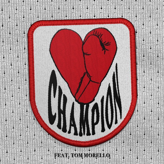 Cover artwork for CHAMPION (feat. Tom Morello)
