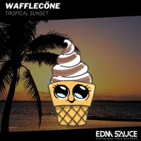 Wafflecöne - Tropical Sunset
