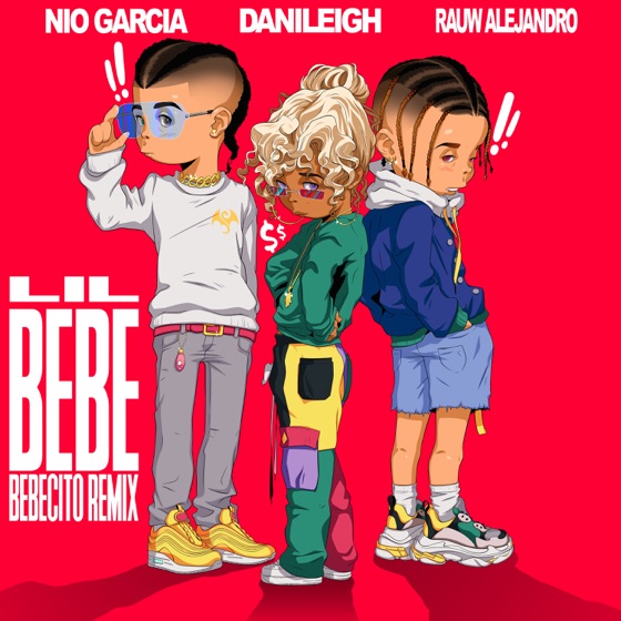 Cover artwork for Lil Bebe (feat. Nio García & Rauw Alejandro)