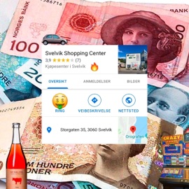 Svelvik Senter Graa Sky