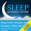 Stop Panic Attacks and Anxiety, Calm Nerves with Hypnosis, Meditation, Relaxation, and Affirmations: The Sleep Learning System (Unabridged) - Joel Thielke