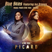 Blue Skies (feat. Isa Briones) song art