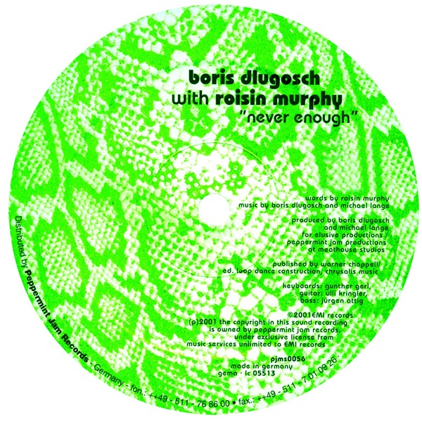 Never Enough (Remix) [Boris Dlugosch with Roisin Murphy] - Single - Boris Dlugosch