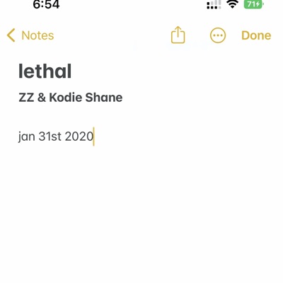 lethal (feat. Kodie Shane) - Single