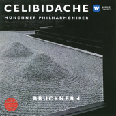 Bruckner: Symphony No. 4 "Romantic" (1881 Version) [Live at Philharmonie am Gasteig, Munich, 1988] - Sergiu Celibidache & Munich Philharmonic Cover Art