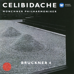 Bruckner: Symphony No. 4 &quot;Romantic&quot; (1881 Version) [Live at Philharmonie am Gasteig, Munich, 1988] - Sergiu Celibidache &amp; Munich Philharmonic Cover Art