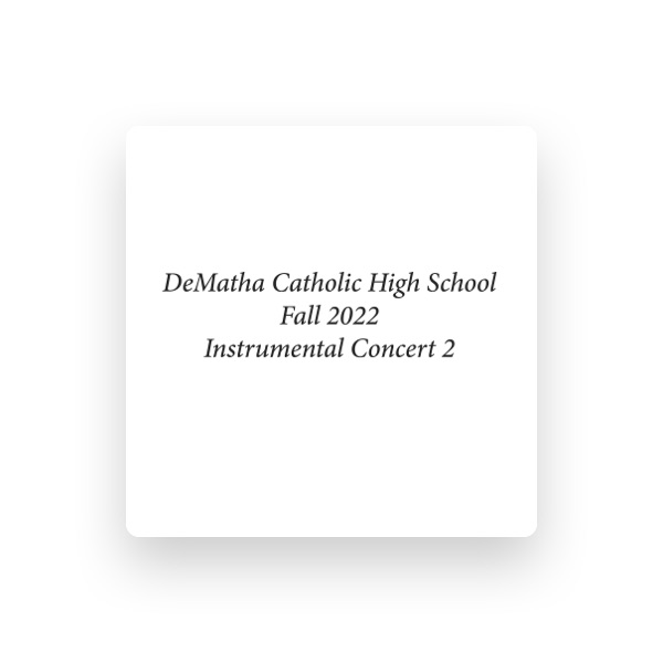 DeMatha Catholic High School Advanced Percussion Ensemble's avatar
