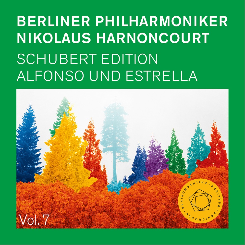 Обложка альбома «Schubert: Alfonso und Estrella, D. 732» — Berlin Philharmonic, Hanno Müller-Brachmann, Christian Gerhaher, Nikolaus Harnoncourt, Dorothea Röschmann, Rundfunkchor, Berlin, Jochen Schmeckenbecher & Kurt Streit