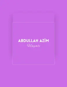Abdullah Azim सुनें, म्यूज़िक वीडियो देखें, बायो पढ़ें, दौरे की तारीखें और बहुत कुछ देखें!