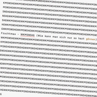 WKMSNSHG (Wie kann man sich nur so hart gönnen) - Single