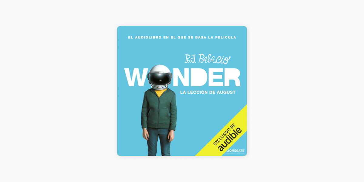 LIBRO WONDER. LA LECCIÓN DE AUGUST – Felpecta Store