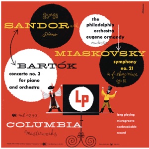 Bartók: Piano Concerto No. 3 & Myaskovsky: Symphony No. 21 (Remastered)