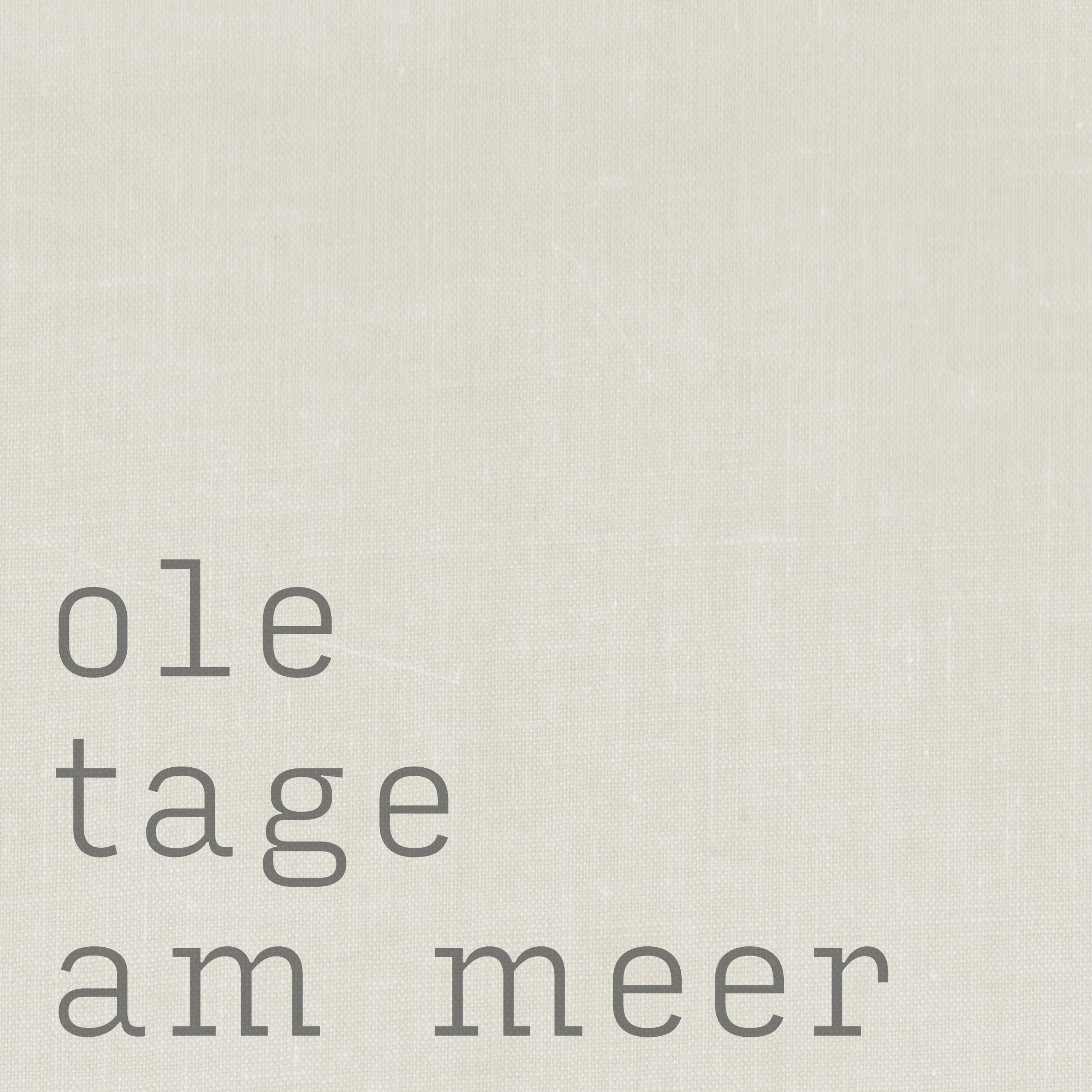 Tage am Meer - Single