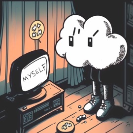Myself Cloud Face Kid