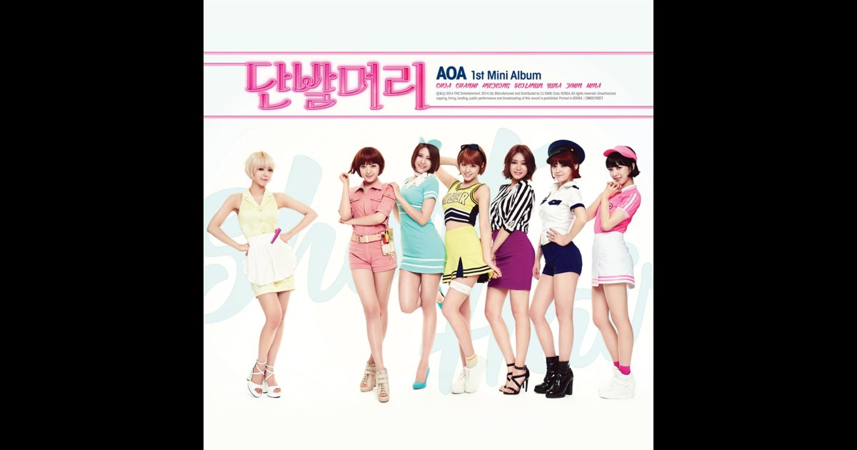 AOA サイン入り  1st mini album  short hair AOA 1st Mini Album Short Hair CD Photobook Autographed