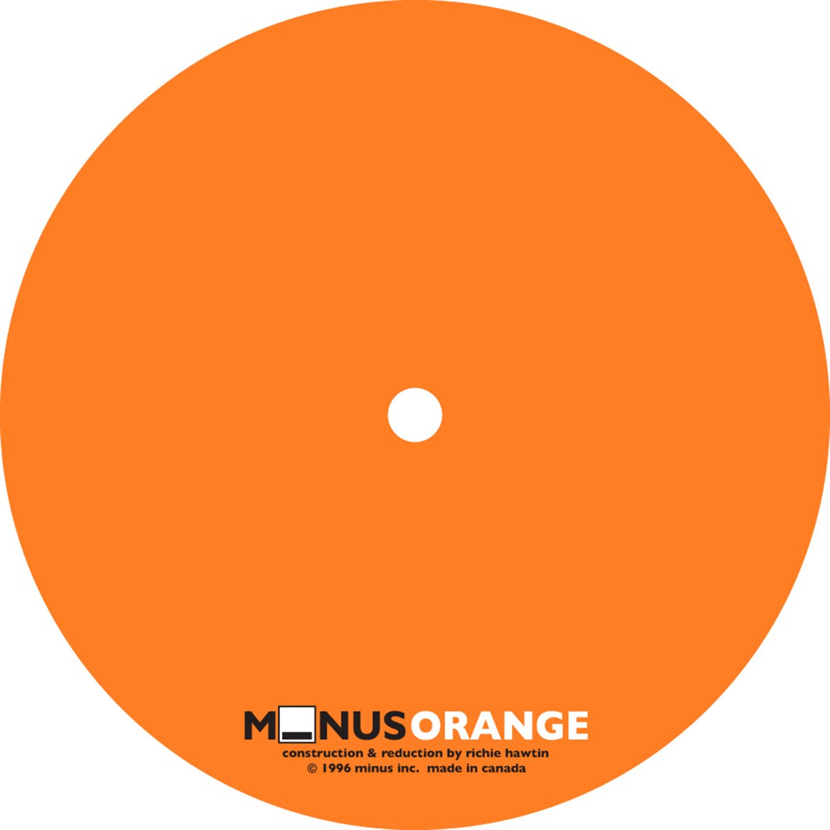 ‎Minus Orange - EP - Album by Richie Hawtin - Apple Music