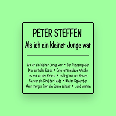 Listen to Peter Steffen, watch music videos, read bio, see tour dates & more!