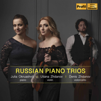 Julia Okruashvili, Uliana Zhdanov & Denis Zhdanov - Babajanyan, Alyabyev & Rachmaninoff: Piano Trios artwork