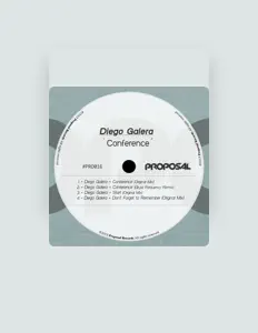 Ακούστε περιεχόμενο από Diego Galera, παρακολουθήστε μουσικά βίντεο, διαβάστε το βιογραφικό, δείτε ημερομηνίες περιοδείας, και πολλά ακόμη!