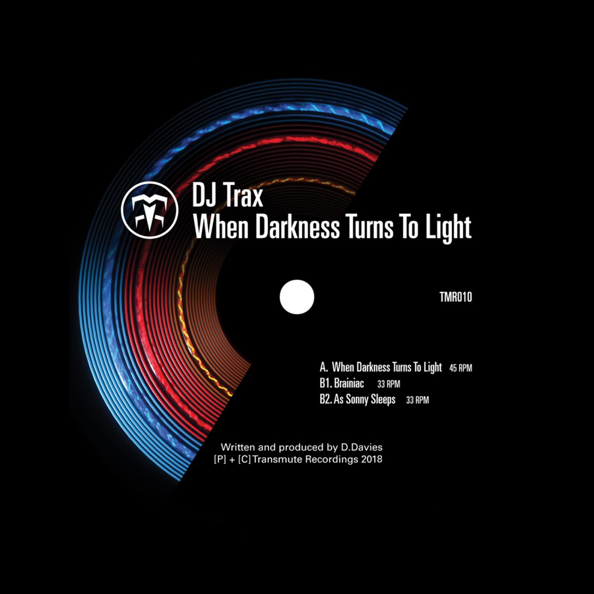 It is turning dark. DJ Trax. Darkness turn to Light. Turn of the Dark. DJ Trax - the Outsider years.