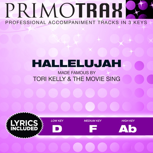 Hallelujah (Pop Primotrax) [Tori Kelly Lyric] [Performance Tracks] - EP