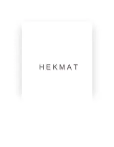 Escucha a Hekmat, mira videos musicales, lee su biografía, consulta las fechas de las gira y más.