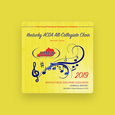 Listen to Kentucky ACDA All-Collegiate Choir, watch music videos, read bio, see tour dates & more!