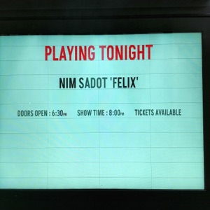 Nim Sadot 'Tickets Available​ -​ Live at Pizza Express London - 2022